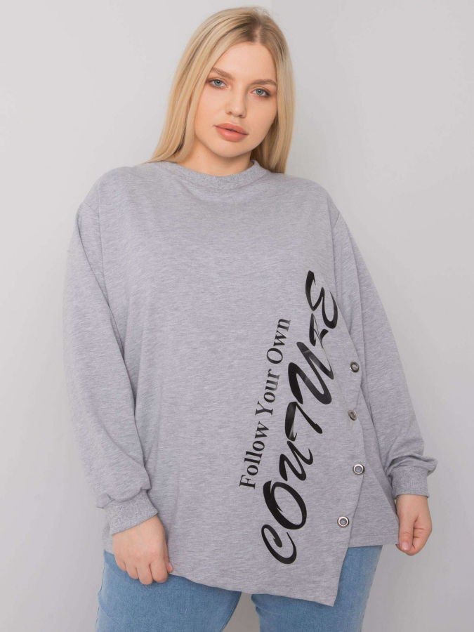 Asymetrická blúzka plus size  Elfriede 