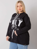 Dámska mikina bez kapucne plus size Hackney