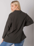 Dámska mikina bez kapucne plus size Hackney