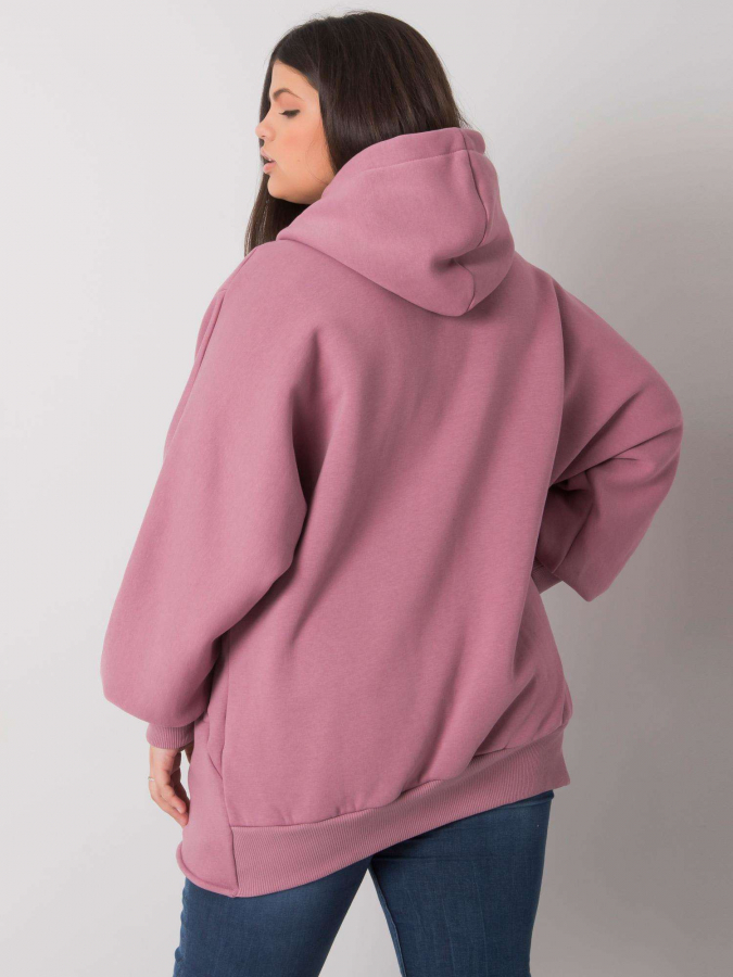 Dámska mikina s kapucňou plus size Ella