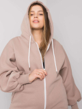 Dámska mikina s kapucňou plus size Ella