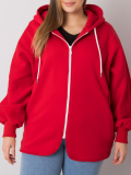 Dámska mikina s kapucňou plus size Ella