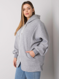 Dámska mikina s kapucňou plus size Ella