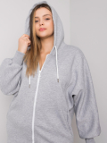 Dámska mikina s kapucňou plus size Ella