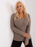 Elegantný dámsky sveter s výstrihom V Charlie – PM-SW-PM-3770.30
