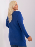 Dámsky sveter na gombíky plus size s vreckami Sofia PM-SW-PM731.34P