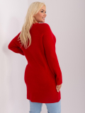Dámsky dlhý sveter plus size Santarelli
