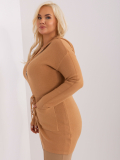 Dámsky sveter na zips plus size Lola PM-SW-PM-3735.25X