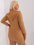 Dámsky sveter na zips plus size Lola PM-SW-PM-3735.25X