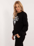 Dámska mikina melanžová oversized s potlačou Limiti