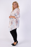 Elegantná tunika plus size AMANDE