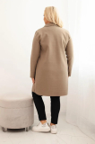 Elegantný oversize kabát s veľkými vreckami Luvana