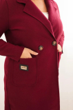 Elegantný oversize kabát s veľkými vreckami Luvana