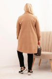 Elegantný oversize kabát s veľkými vreckami Luvana