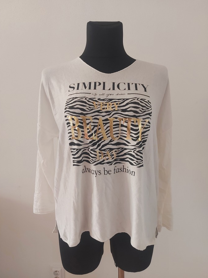 Dámska blúzka okrúhlym dekoltom Venelia