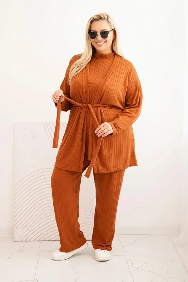 Dámska 3-dielna oversize tepláková súprava model Adiana