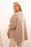 Bavlnená oversize blúzka s náprsným vreckom model 25210 