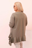 Bavlnená oversize blúzka s volánmi model 25196 