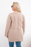 Oversize blúzka s dlhším zadným dielom a dlhým rukávom model 25570