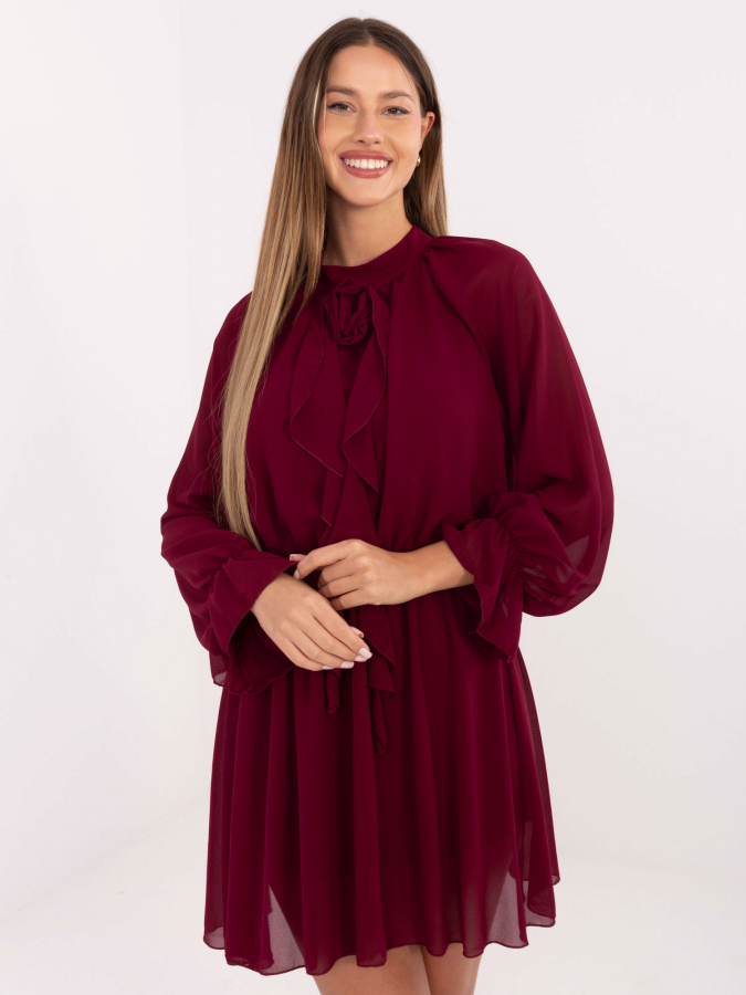 Elegantné šaty s volánmi MI-SK-A1554.26