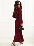 Elegantné midi šaty s imitáciou saka RUE PARIS IT-SK-21599-1.03