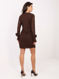 Elegantné mini šaty s ozdobnými ružami IT-SK-9913.30