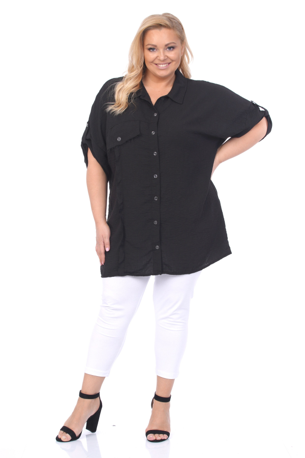 Elegantná  košeľa pre moletky  PLUS SIZE