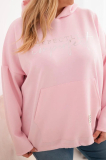 Oversize mikina klokanka s kapucňou a potlačou model 25040
