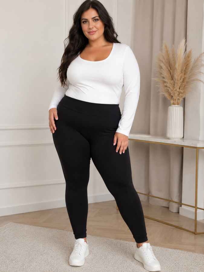 Dámske legíny teple vo veľkých velkostí  2XL- 6XL