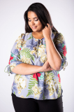 Štýlová blúzka pre moletky Venelia PLUS SIZE