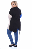 Dámska tunika s nápisom plus size Tánia