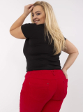 Dámske dlhé bavlnené nohavice plus size