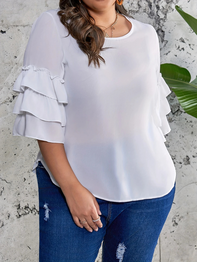 Elegantná blúzka  plus size CARMINA