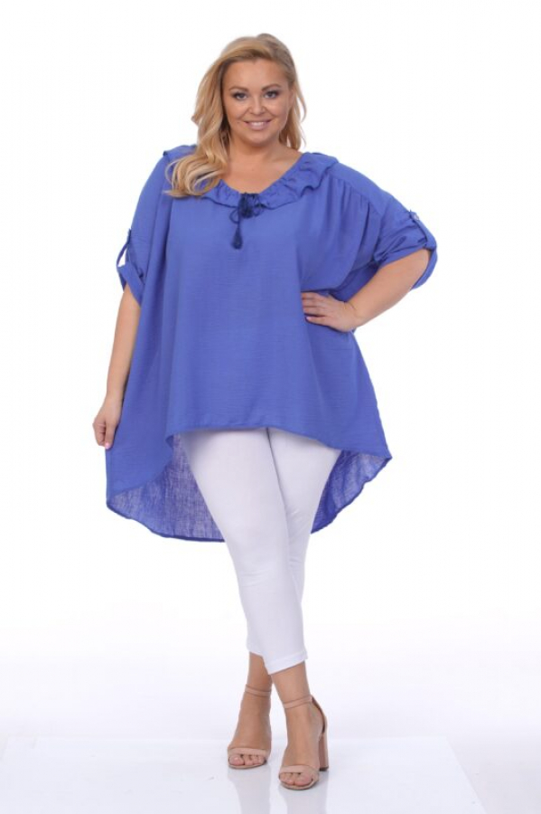 Elegantná blúzka owersize plus size ELENITA