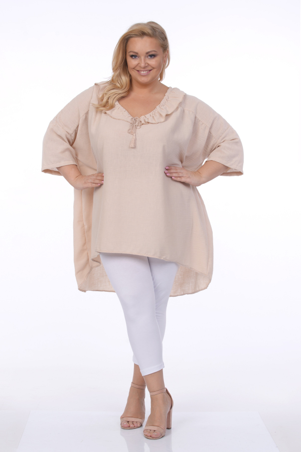 Elegantná blúzka owersize plus size ELENITA