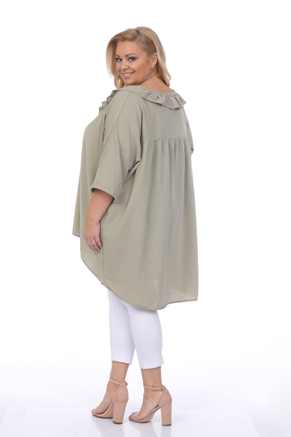 Elegantná blúzka owersize plus size ELENITA