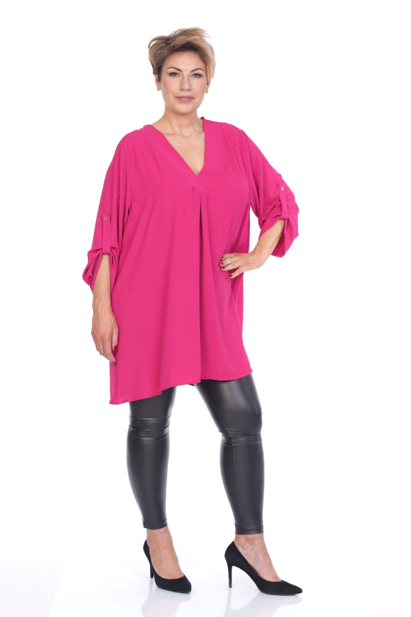 Elegantná tunika plus size FLORIANA