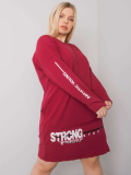 Dámska bavlnená tunika plus size Eleasha