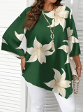 Elegantná asymetrická tunika plus size MANISA