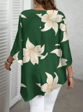 Elegantná asymetrická tunika plus size MANISA